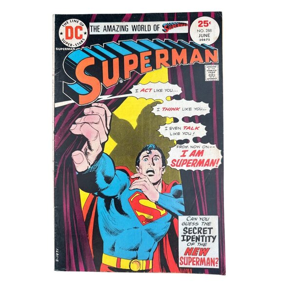 DC Comics Other - DC Comics Superman Vol. 37 #288 June 1975 Comic Book Key Issue Bagged Boarded
